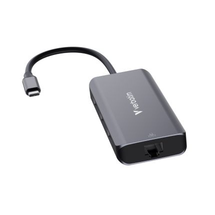 VERBATIM 6-PORT USB-C HUB WITH RJ45 #32157
